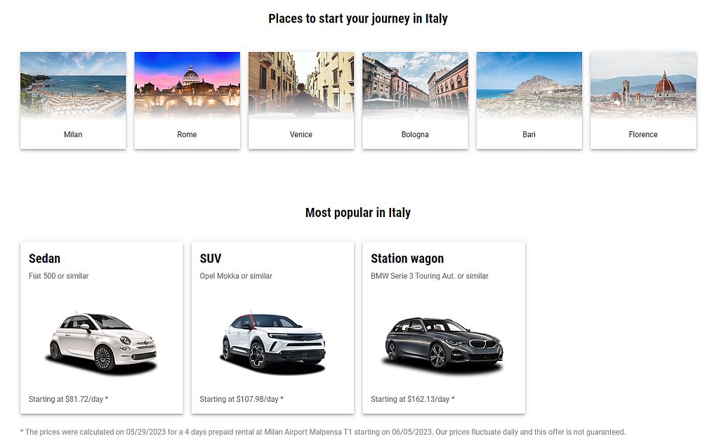 10 Best Car Rentals in Italy in 2024 [For all Budgets!]